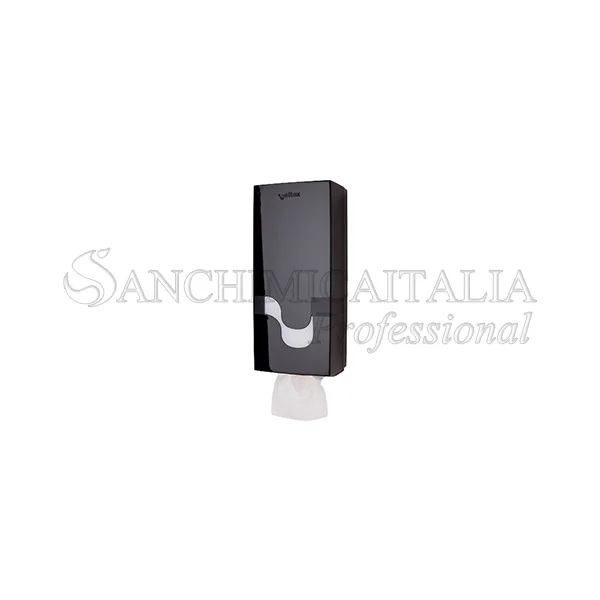Dispenser Megamini Carta igienica intercalata Black